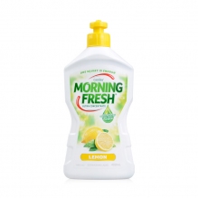 Morning Fresh洗洁精柠檬味浓缩去污无残留洗果蔬碗碟浇花不伤手400ml