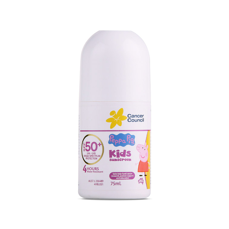 Cancer Council  澳美皙茜茜尔 小猪佩奇儿童滚珠走珠防晒霜 75ml