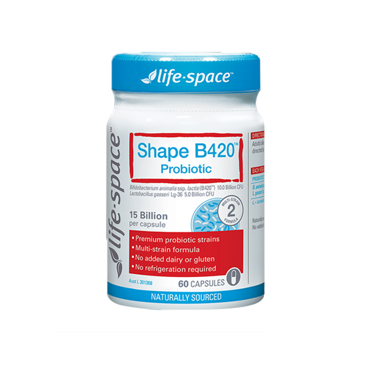 【限时特惠 】life space B420瘦子益生菌粉 成人调理肠胃肠道男女专用 60粒