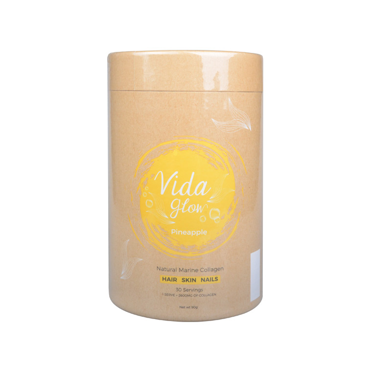 发新包装 Vida Glow 菠萝凤梨味 水解深海鱼胶原蛋白肽粉90克*30包