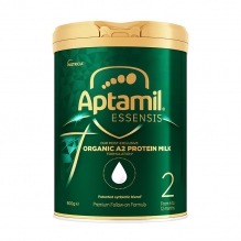 Aptamil爱他美ESSENSIS奇迹绿罐 澳洲版有机A2婴儿配方奶粉 二段6-12月 900g