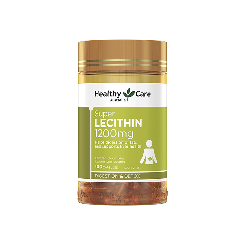 Healthy Care HC大豆卵磷脂胶囊调节三高清血管脂肪100粒