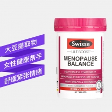 Swisse大豆异黄酮更年期平衡片 缓解绝经月经不调 调节性冷淡更年期情绪不佳 保护卵巢60粒