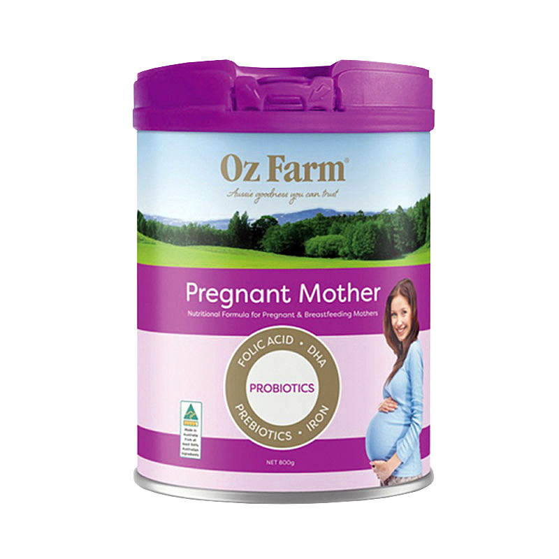 新日期OZFarm孕妇奶粉900g 6罐极速发货包直邮 新版
