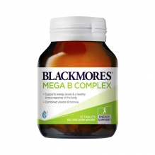 BLACKMORES澳佳宝复合B族维生素b6/b12/b2VB 75片