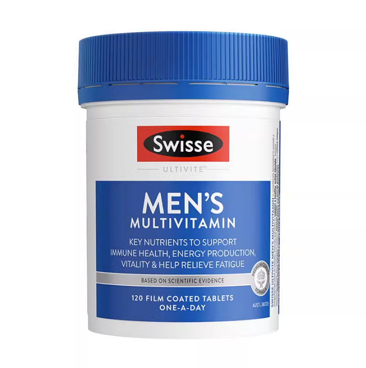 Swisse男士复合维生素多种矿物质提升男性精力活力120粒