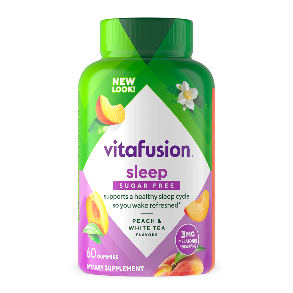 vitafusion褪黑素sleepwell退黑素片vf睡眠糖安瓶软糖