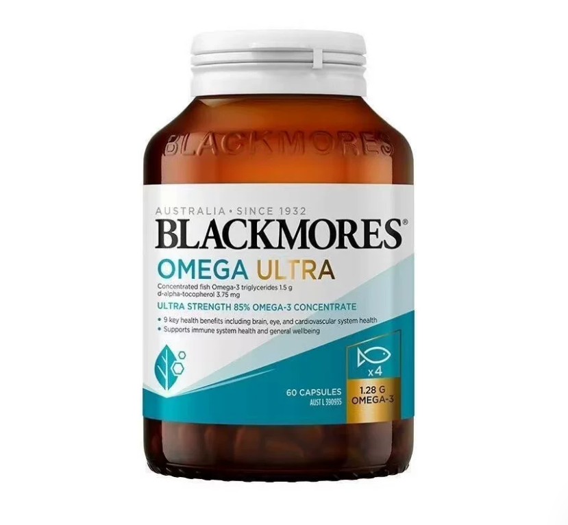 Blackmores 澳佳宝至臻金粹超浓缩加强鱼油omega ultra 60粒