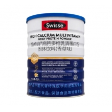 Swisse斯维诗高钙多维乳清蛋白粉  补充蛋白质 乳清蛋白粉 补充营养 香草味 450g 健身营养粉 一般贸易