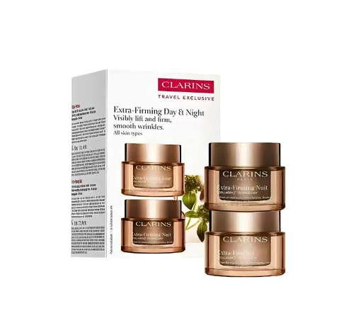 新版CLARINS/娇韵诗 弹簧面霜焕颜弹力日晚霜套装50ml*2