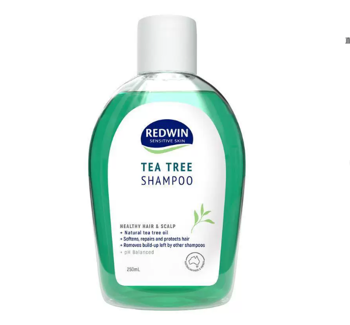 新版Redwin茶树油洗发水无硅油清爽控油长久去屑止痒250ml
